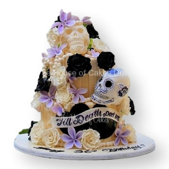 Cake with Skulls – Till Death Parts Us