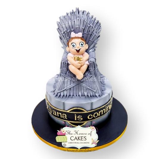 Game of thrones baby cake