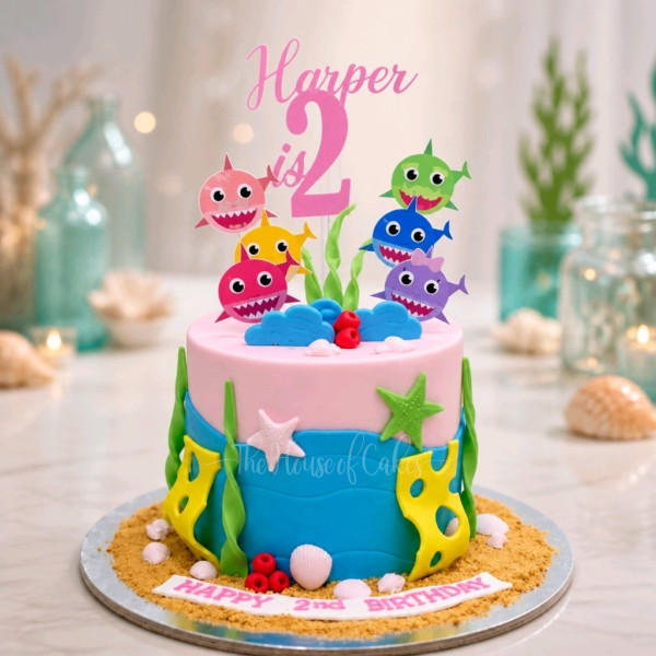 Baby Shark Cake 9