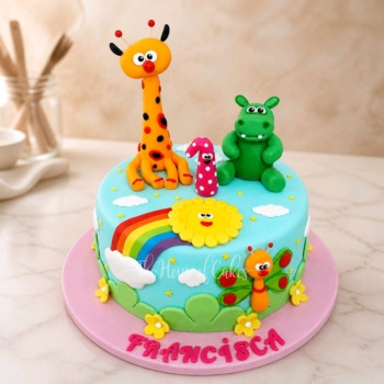 Baby TV cake 3