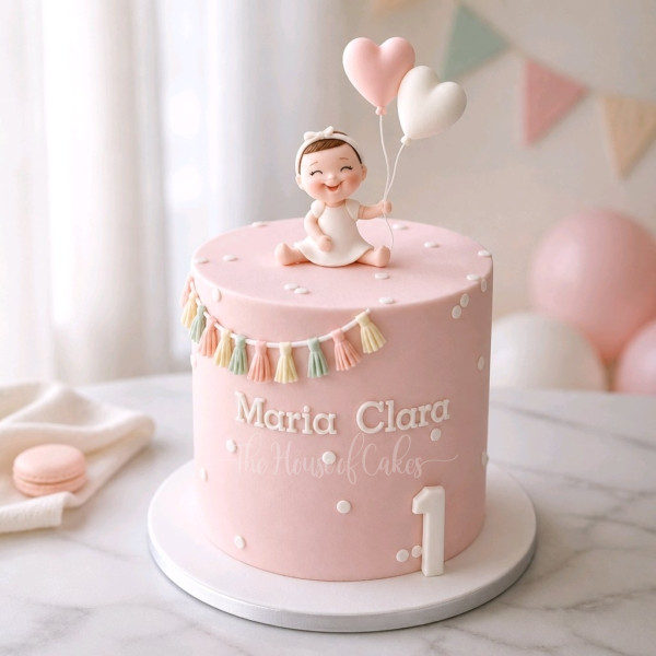 Baby girl cake 4