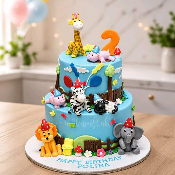 Cake with animals 1