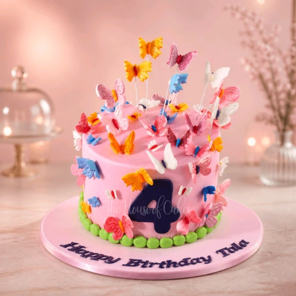 Cake with butterflies 2