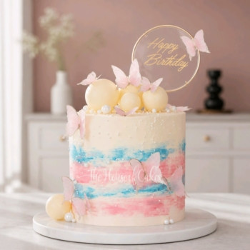 Cake with butterflies 3