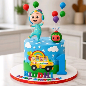 CoCoMelon Cake 1