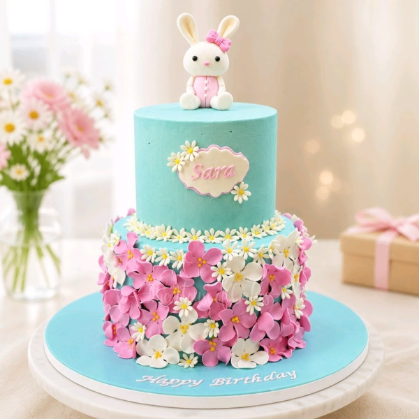 Cute bunny cake 2
