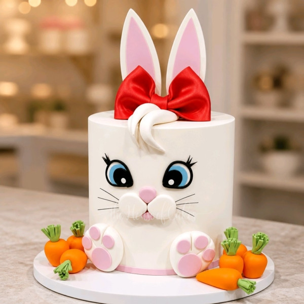 Cute bunny cake 3