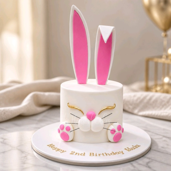 Cute bunny cake 4