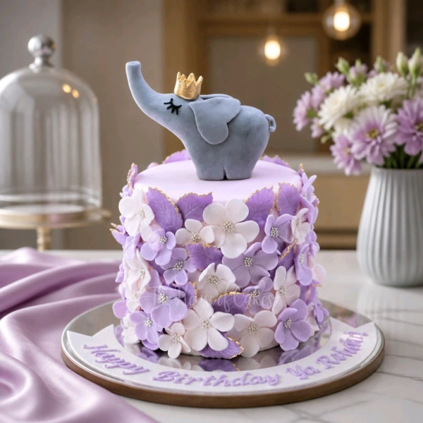 Cute elephant cake