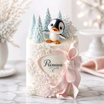 Cute penguin cake 2