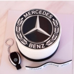 Mercedes logo cake
