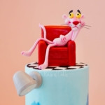 pink panther cake