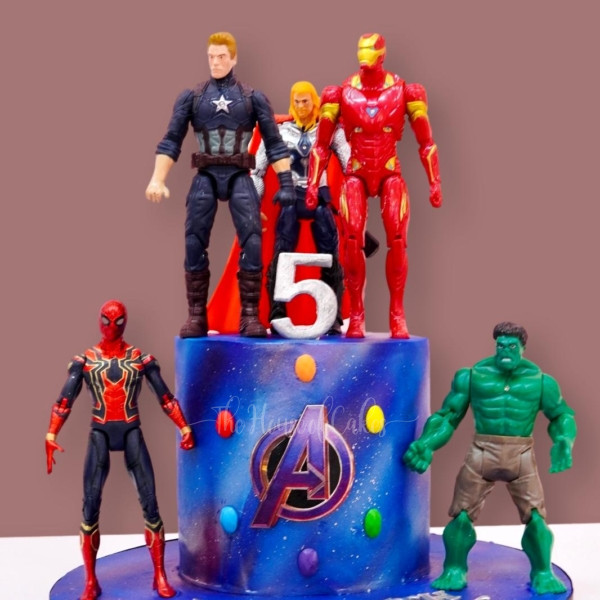Superheroes Cake