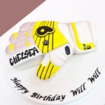 Goalkeeper Glove Cake in Dubai