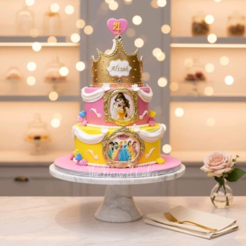 Disney Princesses cake 23