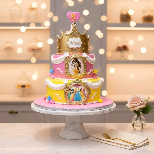 Disney Princesses cake 23