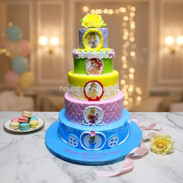 Disney princesses cake 19