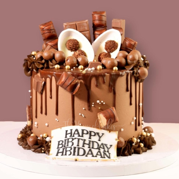 Dripping Chocolate Fantasy Cake