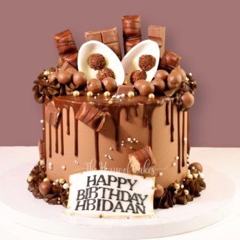 Dripping Chocolate Fantasy Cake