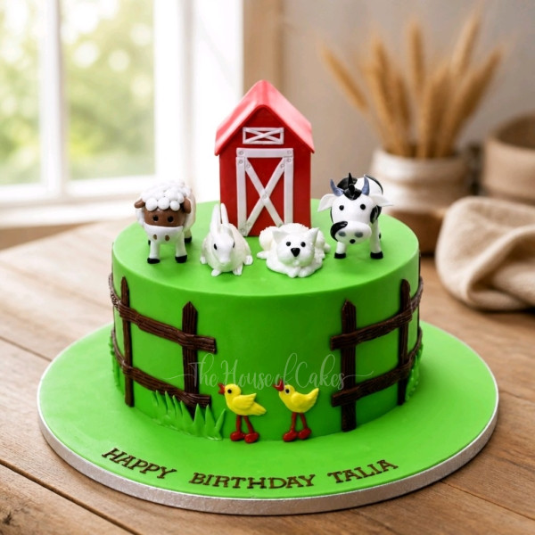 Farm animals cake 10