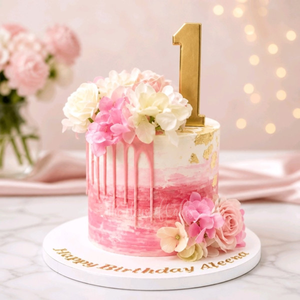 First birthday cake 18