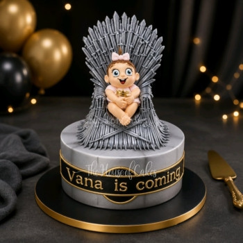 Game of thrones baby cake