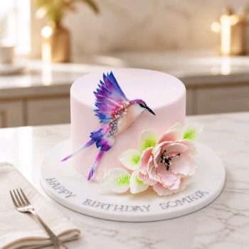 Hummingbird cake - pink