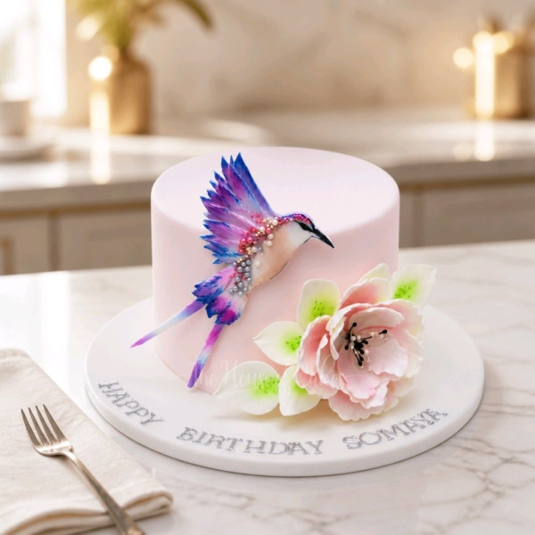 Hummingbird cake - pink