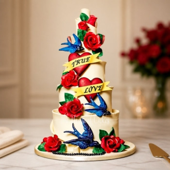 Love Hearts Cake in Dubai