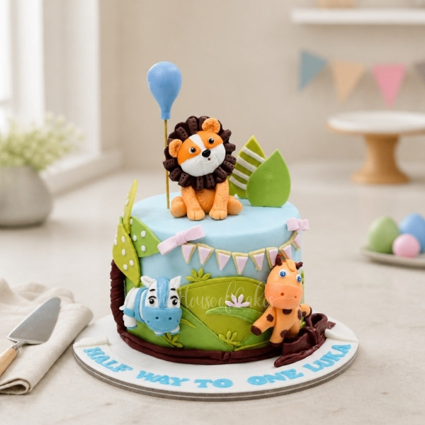 Jungle Cake in Dubai from The House of Cakes Bakery