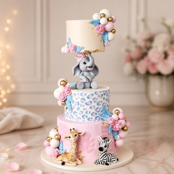 Jungle Cake in Dubai from The House of Cakes Bakery
