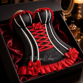 Corset Cake in Dubai from The House of Cakes Bakery