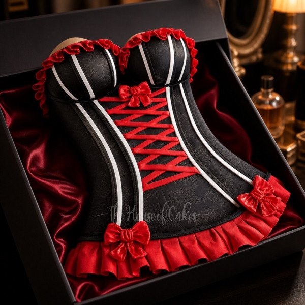Corset Cake in Dubai from The House of Cakes Bakery