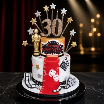 Hollywood Oscars Theme Cake in Dubai