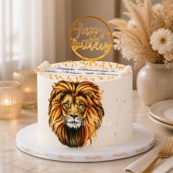 Lion Cake in Dubai