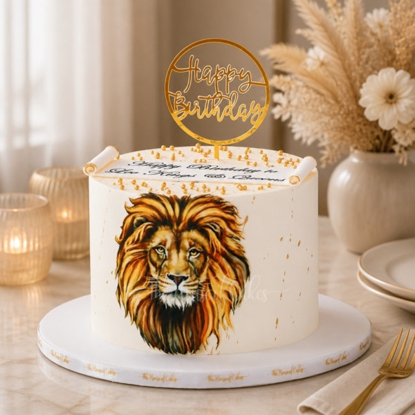 Lion Cake in Dubai