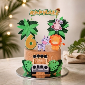 Jungle Theme Cake in Dubai