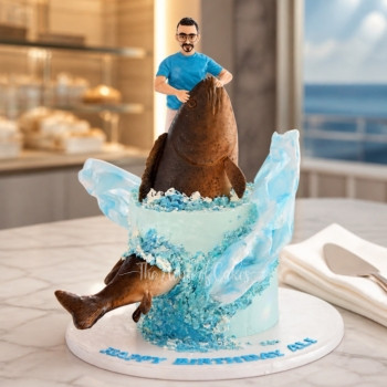 Fishing Cake in Dubai