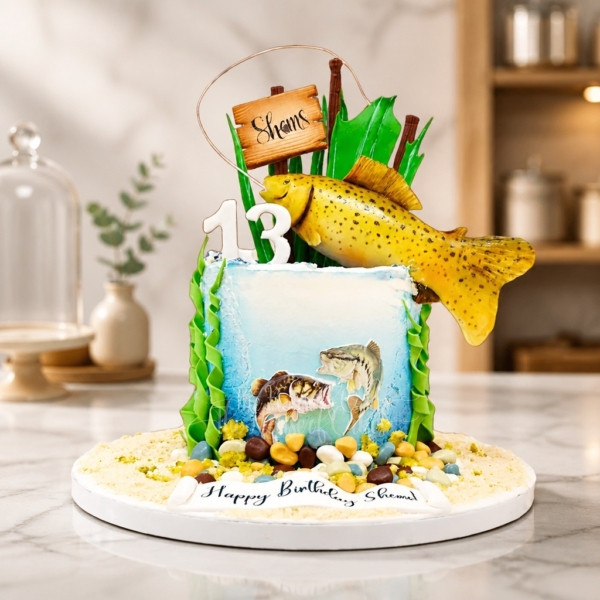Fishing Cake in Dubai