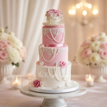 Tea Party Cake in Dubai from The House of Cakes Bakery