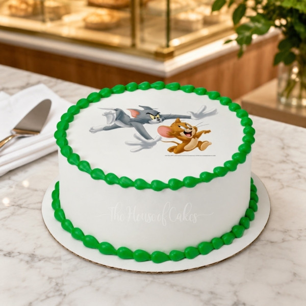 Tom and Jerry Cake with Photo in Dubai