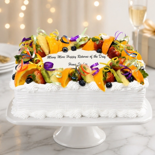 Fruit's Fantasy Cake