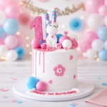 1st Birthday Unicorn Cake in Dubai