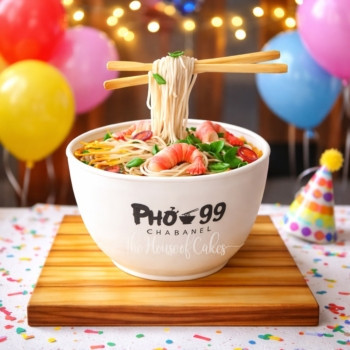Pho Vietnamese Noodle Soup Cake in Dubai from The House of Cakes Bakery