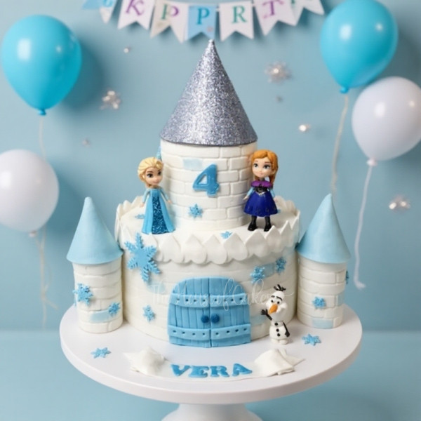 Frozen Castle Cake