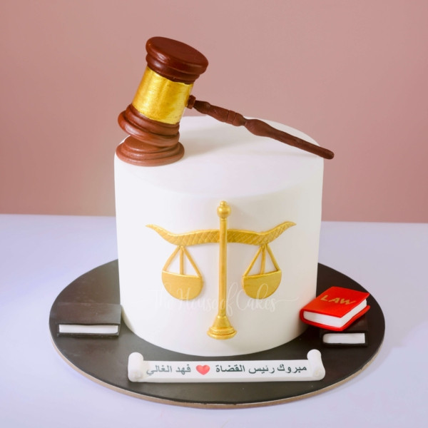 lawyer graduation cake