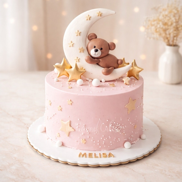 Bear and Moon Cake