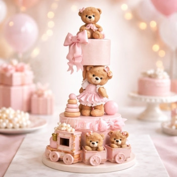 Teddy bear cake