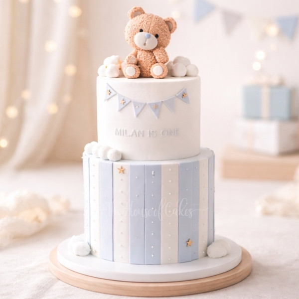 Adorable Teddy Bear Cake