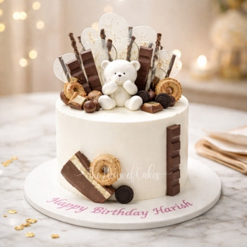 Adorable Teddy Bear Cake in Dubai